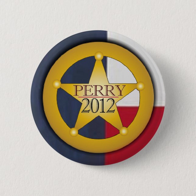 Badge Rond 5 Cm Insigne 2012 de garde forestière de Rick Perry (Devant)