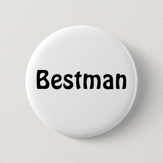 Badge Rond 5 Cm Insigne - Bestman (Devant)
