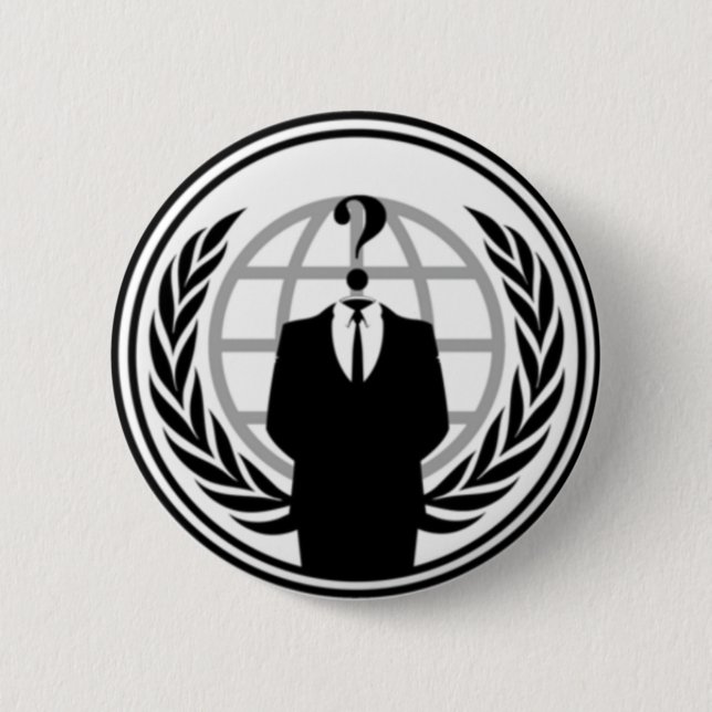 Badge Rond 5 Cm Insigne d'Anonywear (Devant)