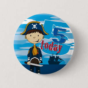 Badge Rond 5 Cm Insigne de bouton d'anniversaire de scène de