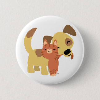 Badge Rond 5 Cm Insigne de bouton de bande dessinée de Kitty et de