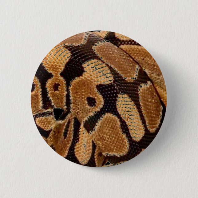 Badge Rond 5 Cm Insigne de bouton de python de boule (Devant)