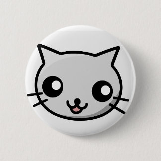 Badge Rond 5 Cm Insigne de chat de Kawaii
