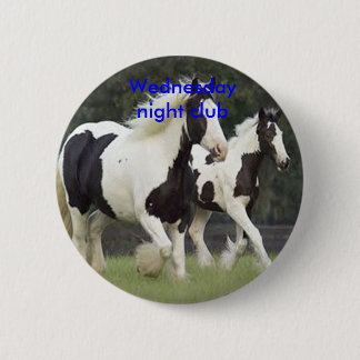 Badge Rond 5 Cm Insigne de cheval