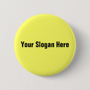Badge Rond 5 Cm Insigne de générateur de slogan