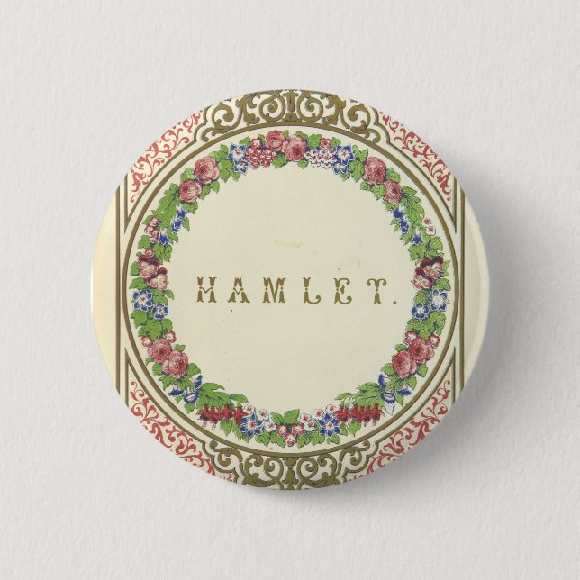 Badge Rond 5 Cm Insigne de Hamlet (Devant)