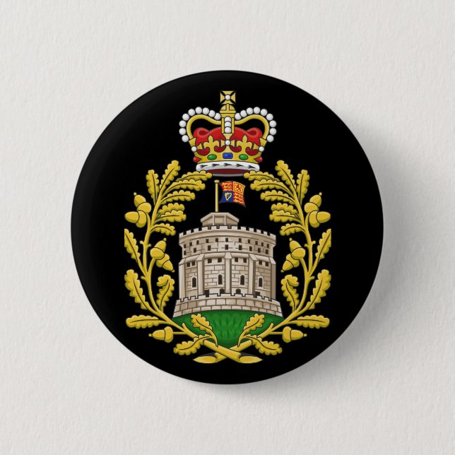 Badge Rond 5 Cm Insigne de la Chambre de Windsor (Devant)