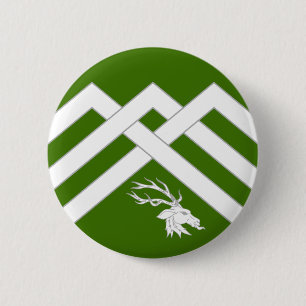Badge Rond 5 Cm Insigne de la population du canton de Misty Ridge