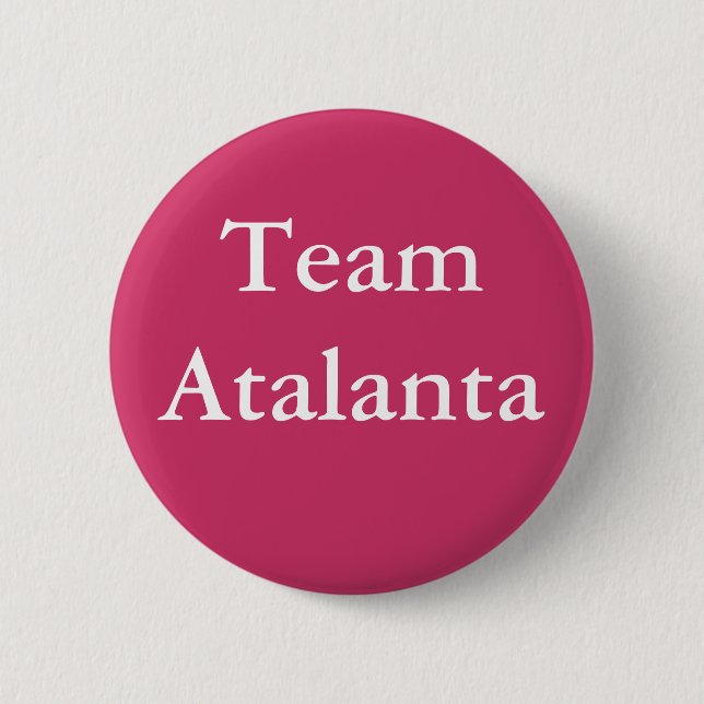 Badge Rond 5 Cm Insigne de l'équipe Atalante (Devant)