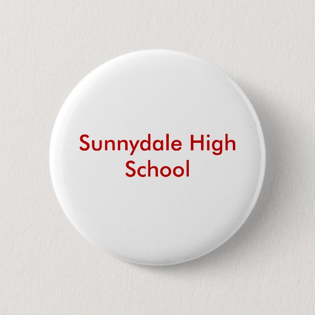 Badge Rond 5 Cm Insigne de lycée de Sunnydale (Devant)