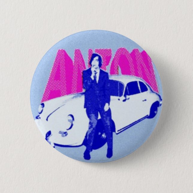 Badge Rond 5 Cm Insigne de massacre de Brian Jonestown - Anton (Devant)