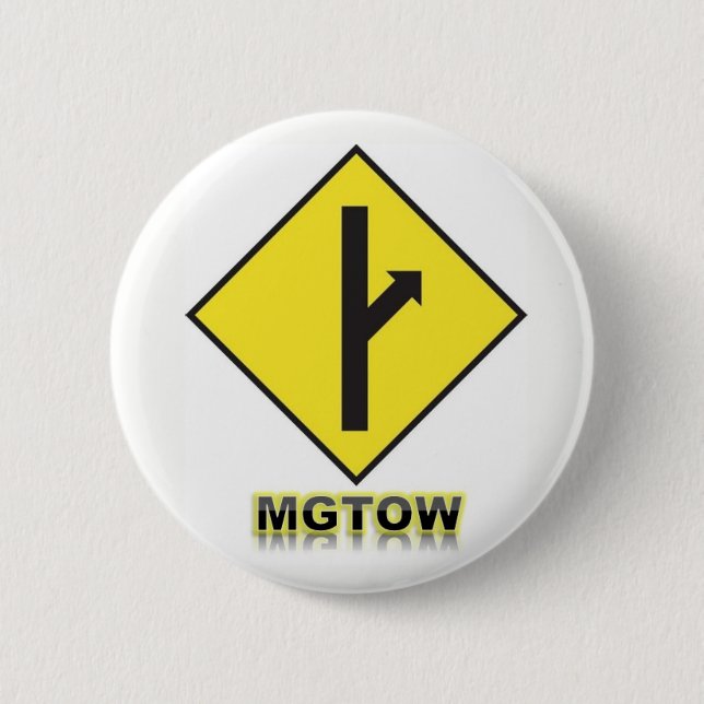 Badge Rond 5 Cm Insigne de MGTOW (Devant)