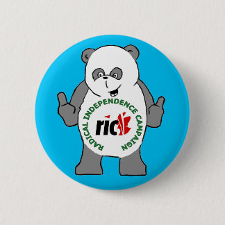 Badge Rond 5 Cm Insigne de panda de RIC