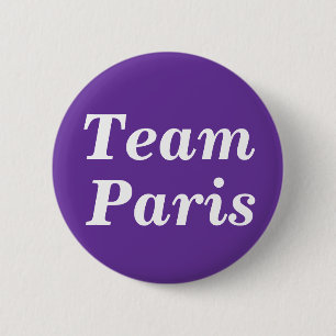 Badge Rond 5 Cm Insigne de Paris d'équipe