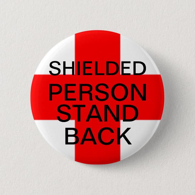 Badge Rond 5 Cm Insigne de personne blindé (Devant)