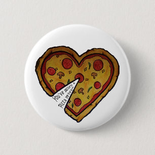 Badge Rond 5 Cm Insigne de pizza
