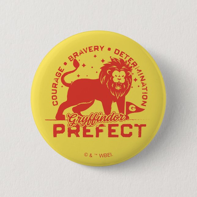 Badge Rond 5 Cm Insigne de Préfet GRYFFINDOR™ (Devant)