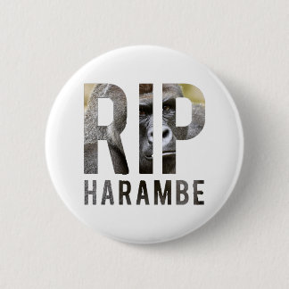 Badge Rond 5 Cm Insigne de R.I.P Harambe