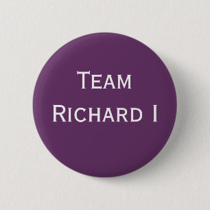 Badge Rond 5 Cm Insigne de Richard I d'équipe