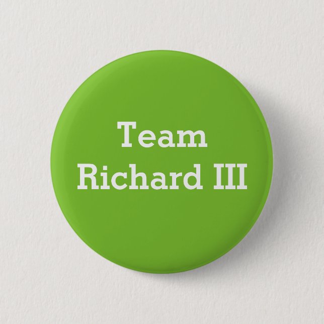 Badge Rond 5 Cm Insigne de Richard III d'équipe (Devant)