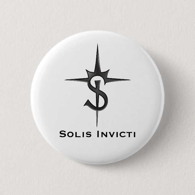 Badge Rond 5 Cm Insigne de Solis Invicti (Devant)