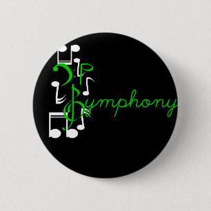 Badge Rond 5 Cm Insigne de symphonie de CP
