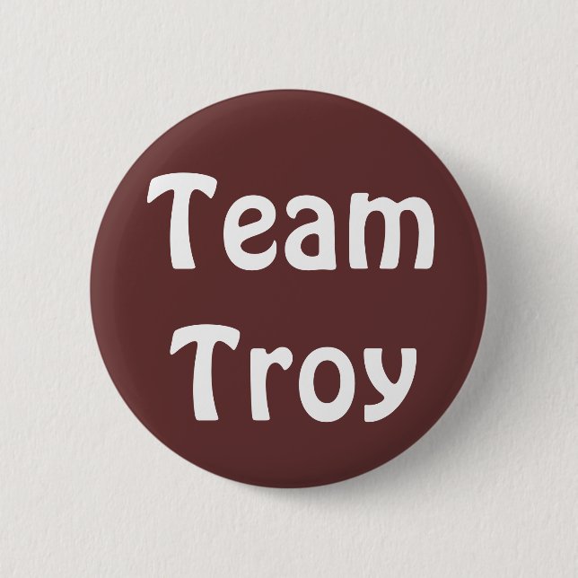 Badge Rond 5 Cm Insigne de Troie d'équipe (Devant)