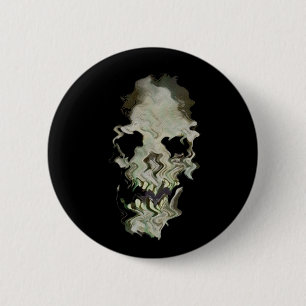 Badge Rond 5 Cm Insigne de voyage de crâne