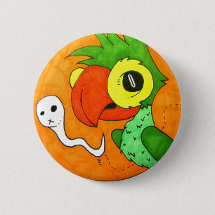 Badge Rond 5 Cm Insigne d'entretien de Polly