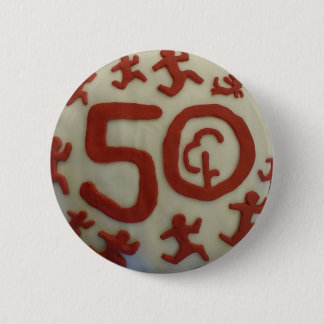 Badge Rond 5 Cm Insigne d'étape importante de Parkrun 50