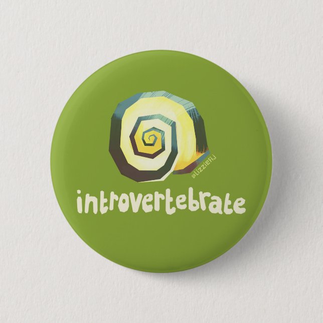 Badge Rond 5 Cm Insigne d'introduction de l'escargot (Devant)