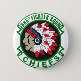 Badge Rond 5 Cm Insigne du 335e Escadron de chasse de l'Armée de t