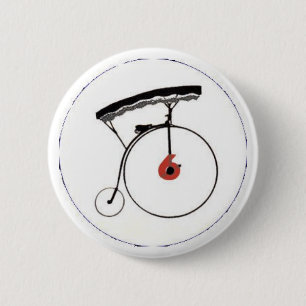 Badge Rond 5 Cm Insigne du numéro 6