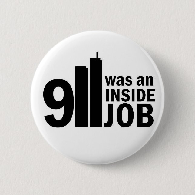 Badge Rond 5 Cm insigne du travail 911 intérieur (Devant)