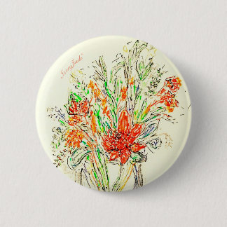 Badge Rond 5 Cm Insigne floral IvoryJade