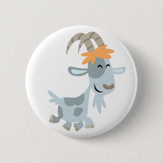 Badge Rond 5 Cm Insigne frais mignon de bouton de chèvre de bande