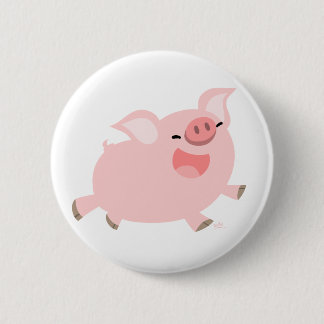 Badge Rond 5 Cm Insigne gai de bouton de porc de bande dessinée