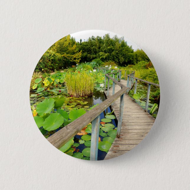 Badge Rond 5 Cm Insigne Lily Pond (Devant)