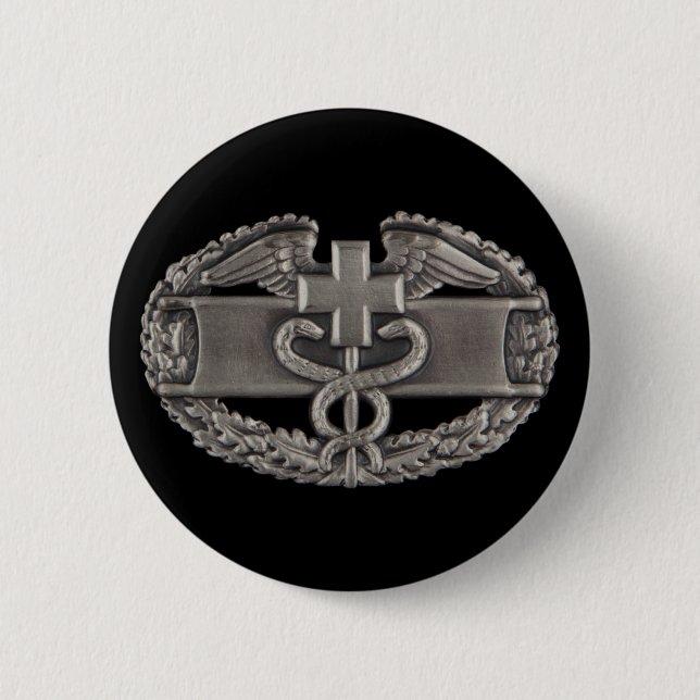 Badge Rond 5 Cm Insigne Médicale de champ de combat (CFMB) (Devant)