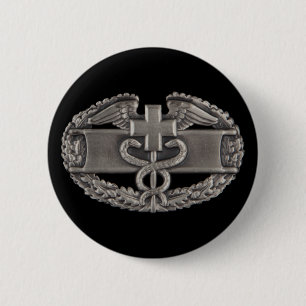 Badge Rond 5 Cm Insigne Médicale de champ de combat (CFMB)