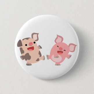 Badge Rond 5 Cm Insigne mignon de bouton de porcs de bande