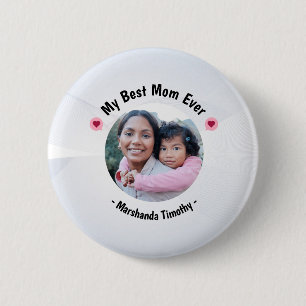 Badge Rond 5 Cm Insigne minuscule, Grand Amour — Personnalisez Ce