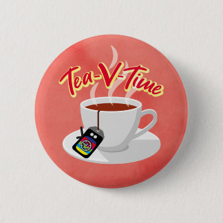 Badge Rond 5 Cm Insigne moyen Tea-V-Time
