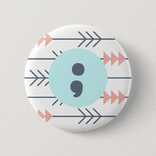 Badge Rond 5 Cm Insigne-Point--Récupération-Appui de santé ment