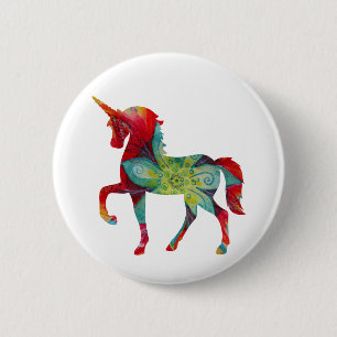 Badge Rond 5 Cm Insigne rond Unicorn