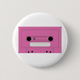 Badge Rond 5 Cm Insigne rose de cassette