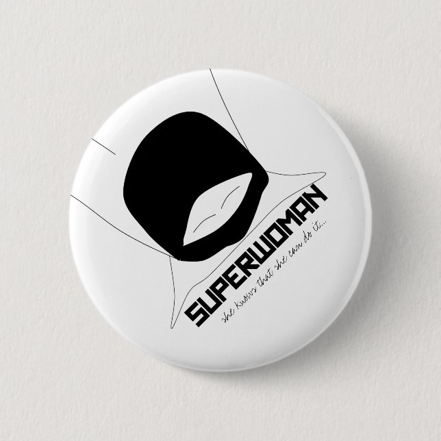 Badge Rond 5 Cm insignes de superwoman (Devant)