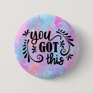 Badge Rond 5 Cm Inspirationnel Vous y êtes