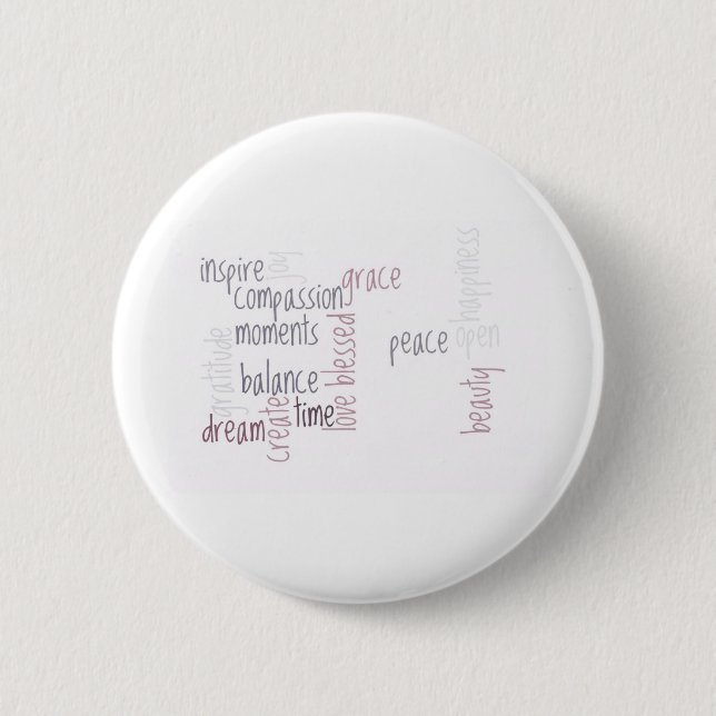 Badge Rond 5 Cm Inspirez la compassion (Devant)