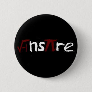 Badge Rond 5 Cm Inspirez le bouton de maths